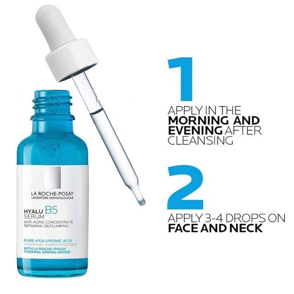 BUNDLE: LOT OF 3 La Roche-Posay Hyalu B5 Pure Hyaluronic Acid Serum NEW - Picture 4 of 11